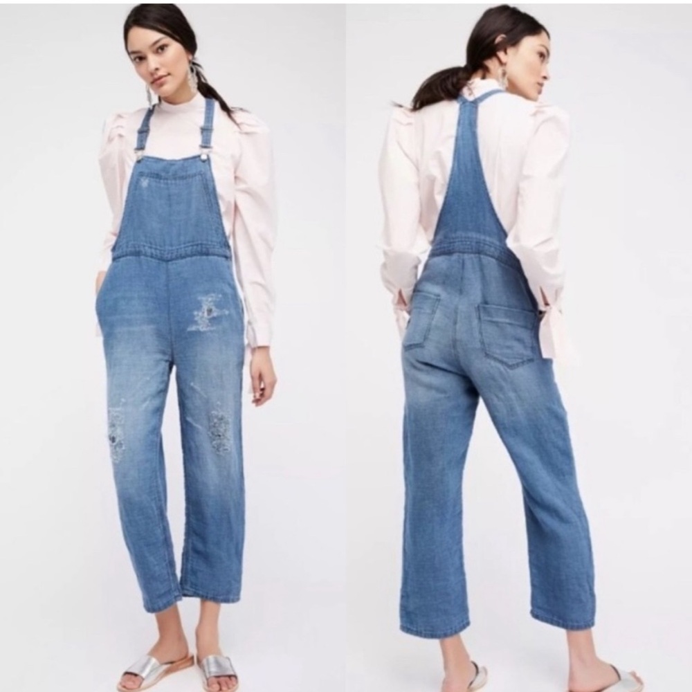 Blue Denim Women's Overalls